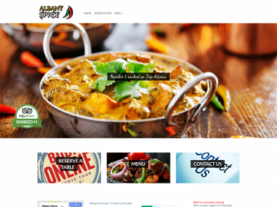 albanyspice.com snapshot