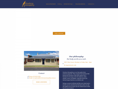 freeformosteopathy.com.au snapshot