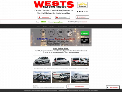 westsselfdrivehire.com snapshot
