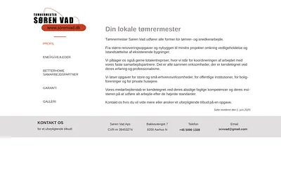 sorenvad.dk snapshot