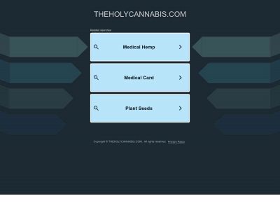 theholycannabis.com snapshot