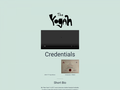 theyogah.com snapshot