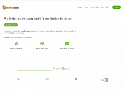 binaryhelpers.com snapshot