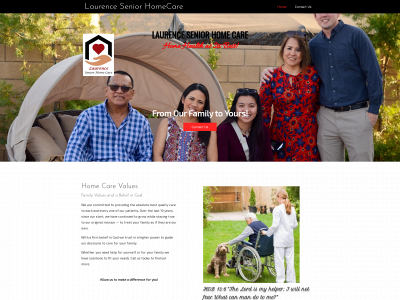 laurencehomecare.com snapshot