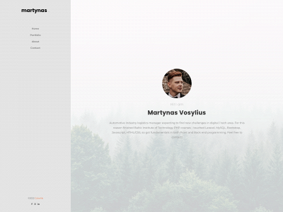 martynasvosylius.tech snapshot