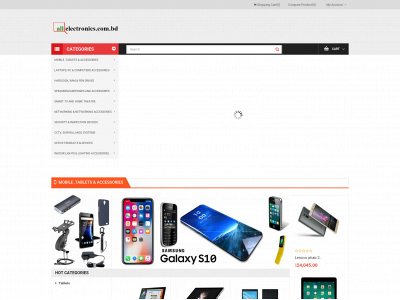 allelectronics.com.bd snapshot