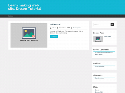 dreamtutorial.com snapshot