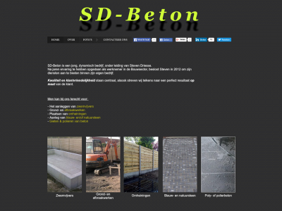 sd-beton.be snapshot