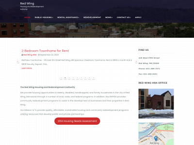 redwinghra.org snapshot