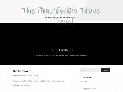 thetastesoftravel.com snapshot