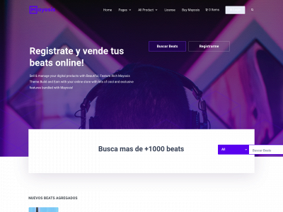 mazterbeats.com snapshot