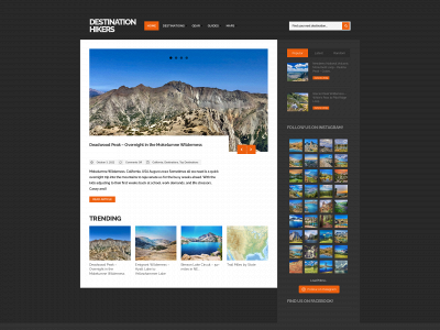 destinationhikers.com snapshot