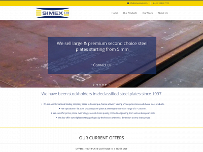 simexsteels.com snapshot