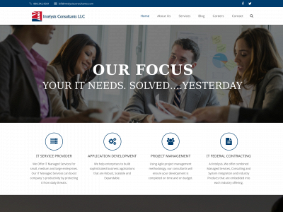 intelysisconsultants.com snapshot