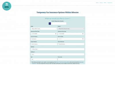 short-insure.com snapshot