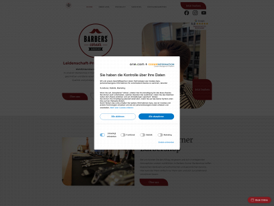 barberscornerbarbershop.de snapshot