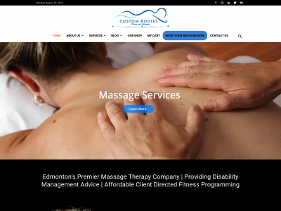 custombodiesfitnessandmassage.com snapshot