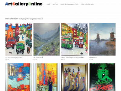 artgalleryonline.co.uk snapshot