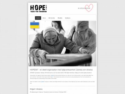 hope587.se snapshot