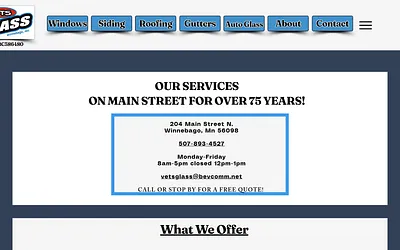 vetsglass.net snapshot