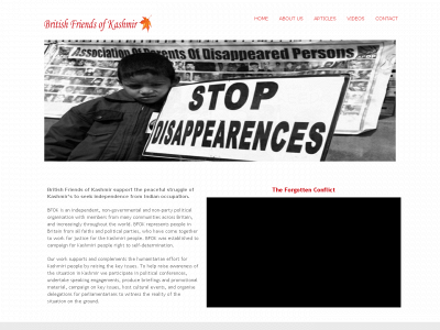 britishfriendsofkashmir.co.uk snapshot