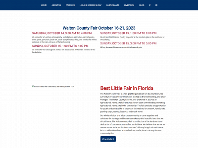 waltoncountyfair.com snapshot