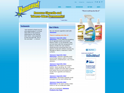 vamooseproducts.com snapshot
