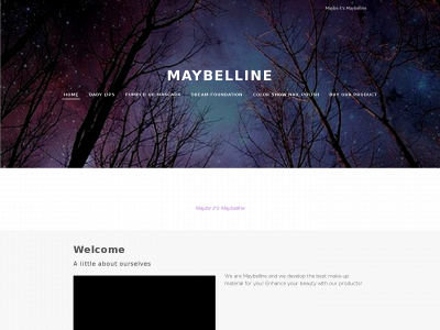 maybeline.weebly.com snapshot
