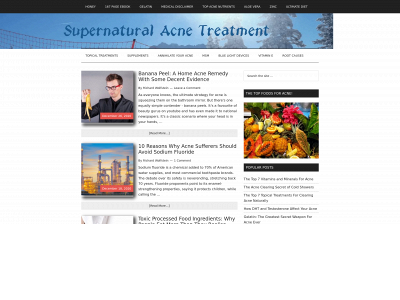 supernaturalacnetreatment.com snapshot