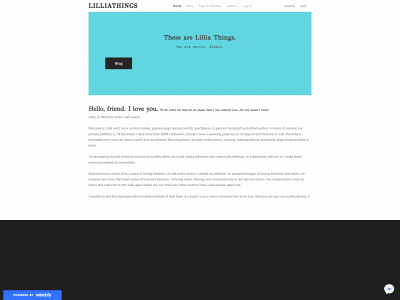 www.lilliathings.com snapshot