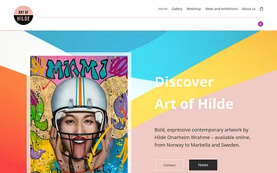 artofhilde.no snapshot
