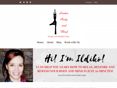 limberbodyandmind.com snapshot