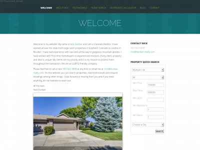dunbar-realty.com snapshot