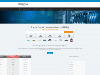 dogstarhosting.com snapshot