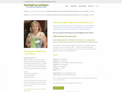 idealweightloss-ma.com snapshot