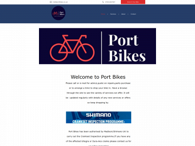 portbikes.co.uk snapshot