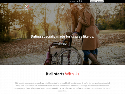 speciallyforus.com snapshot