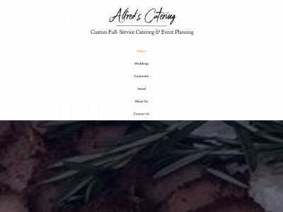 alfredscatering.com snapshot
