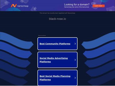 black-rose.io snapshot