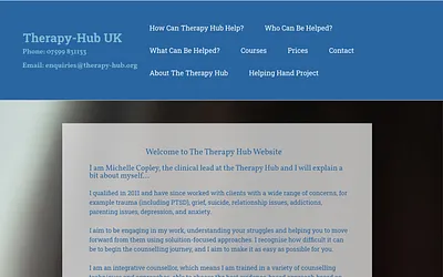 therapy-hub.org snapshot