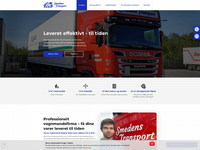 smedenstransport.dk snapshot