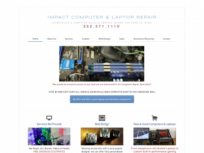 impactcomputers.net snapshot