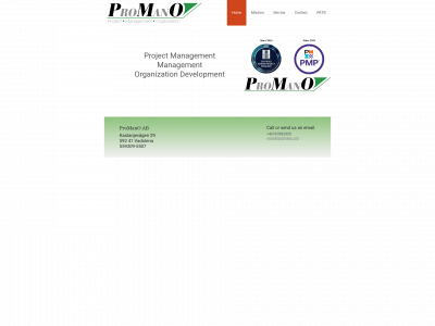 promano.org snapshot