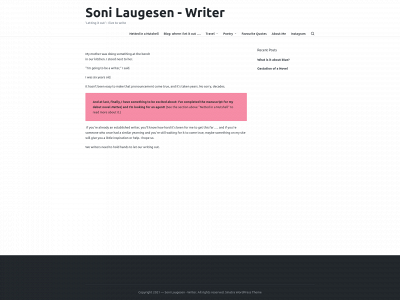 sonilaugesen.com snapshot