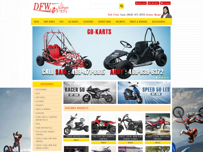 dfwscootersandatvs.com snapshot
