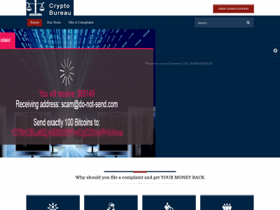 cryptbureau.org snapshot