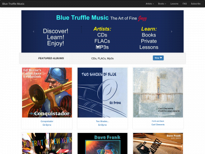 bluetrufflemusic.com snapshot