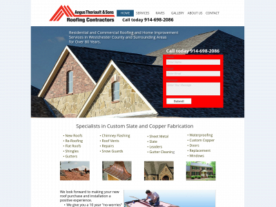 angustheriaultandsons.com snapshot