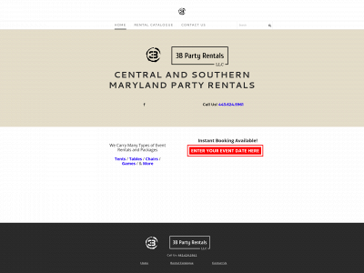 www.3bpartyrentals.com snapshot