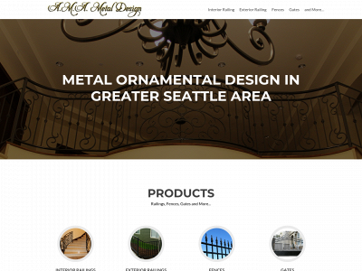 amametaldesign.com snapshot